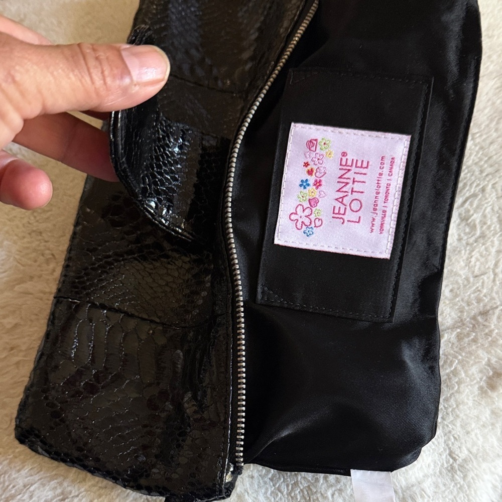 Black Textured Clutch Wallet - Picture 2 of 3